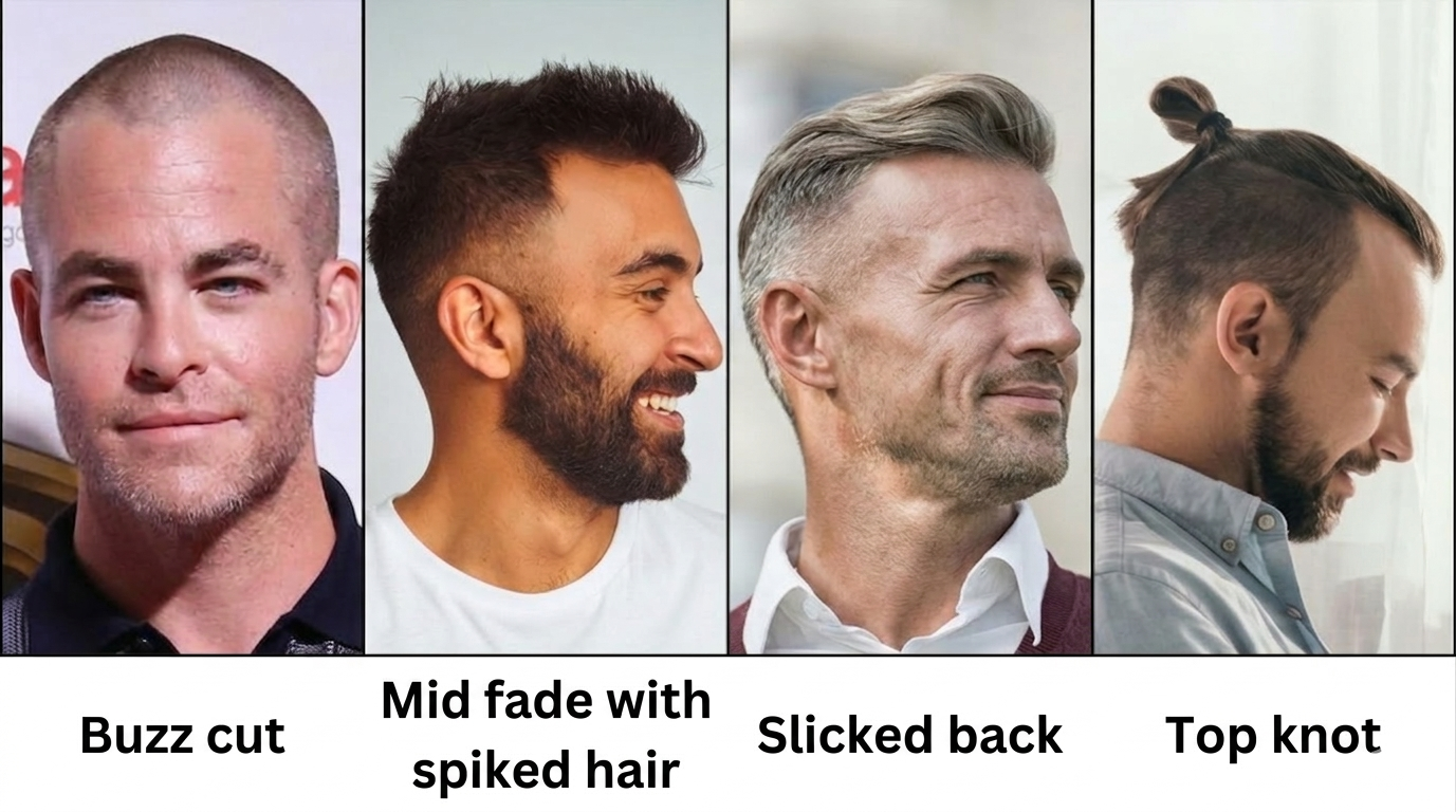 Receding Hairline Styles: Look Good with Less Hair