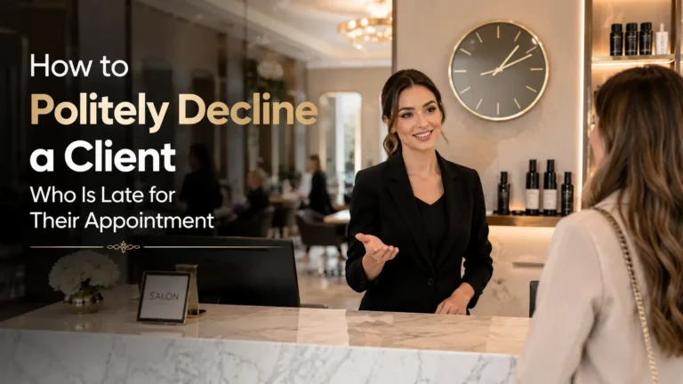 Salon Late Policy: 5 Ways to Decline a Client Who Is Late