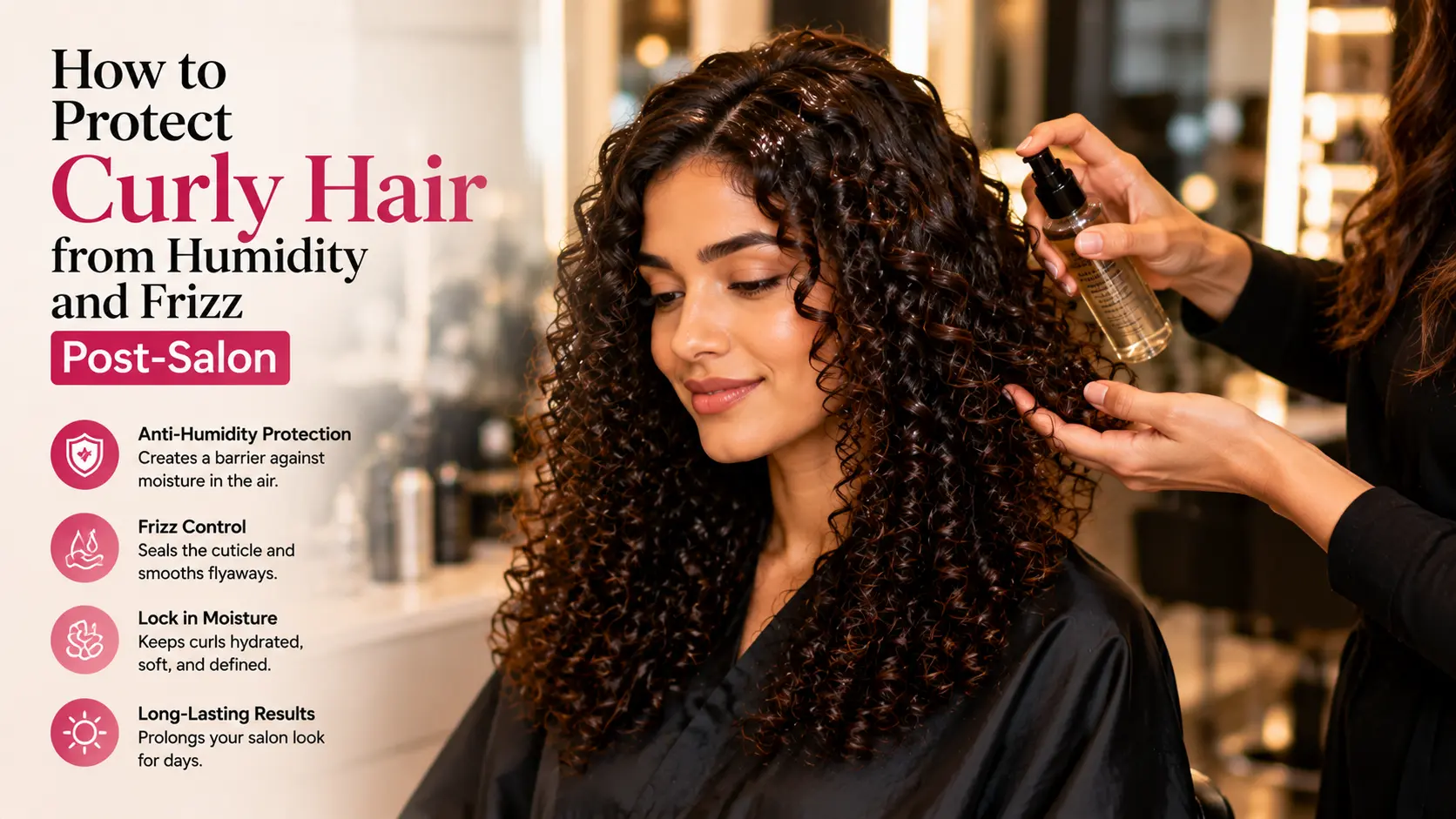 Frizz control curly hair: How to Protect Curly Hair from Humidity and Frizz Post-Salon