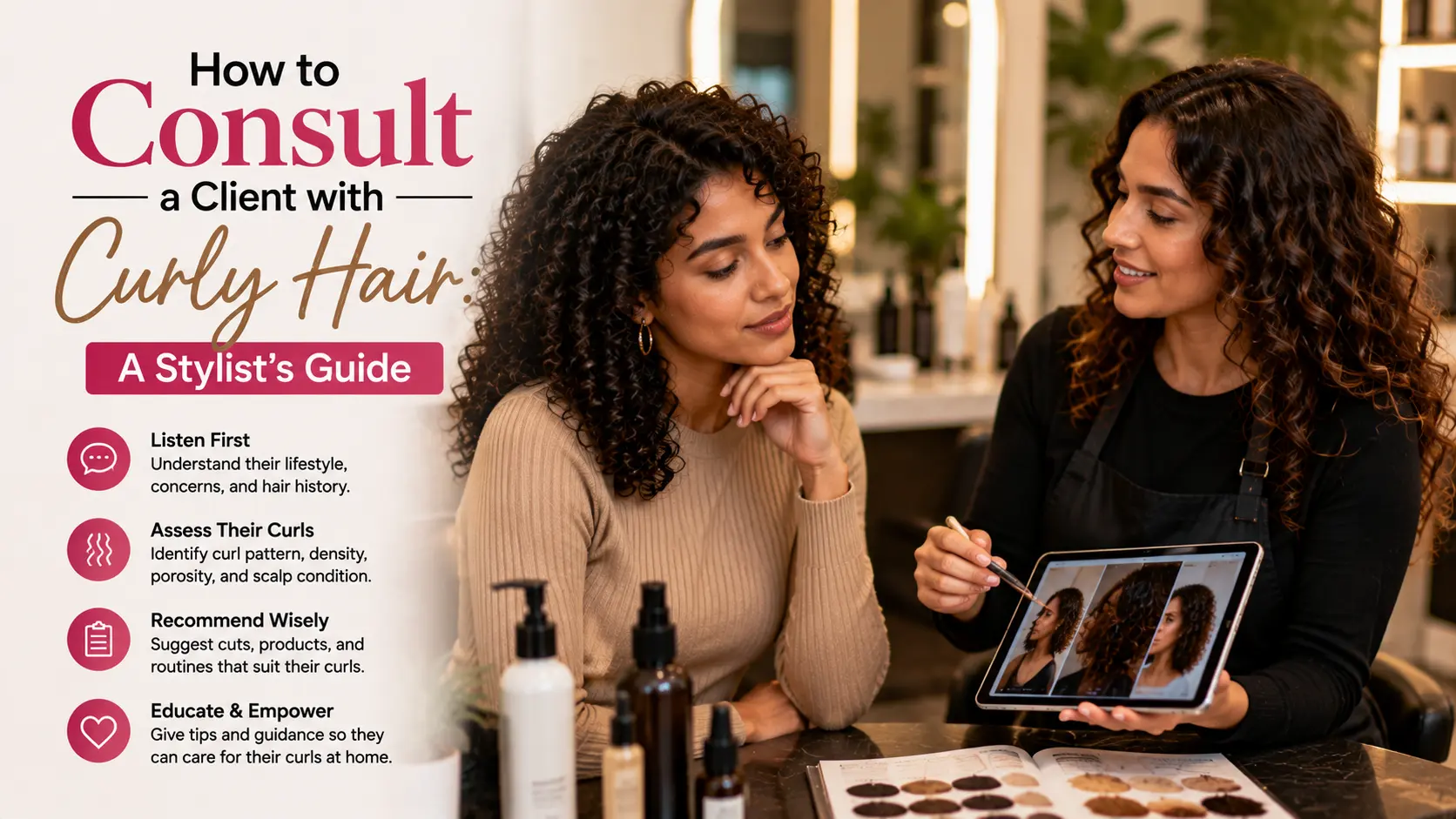 Curly hair consultation: Best Stylist’s Guide
